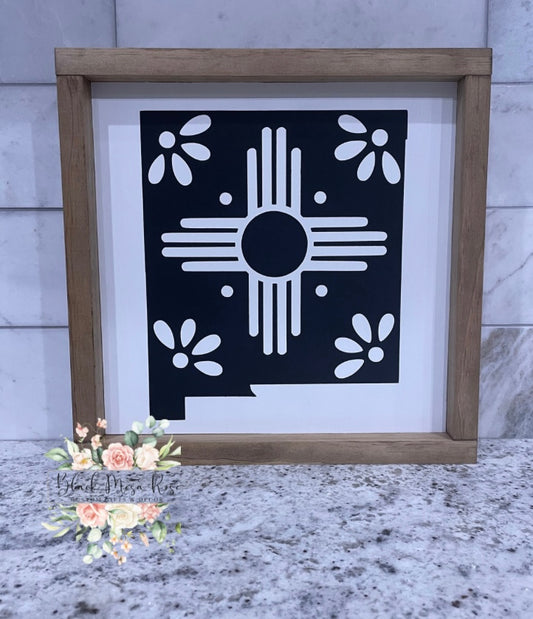 NM State Zia sign
