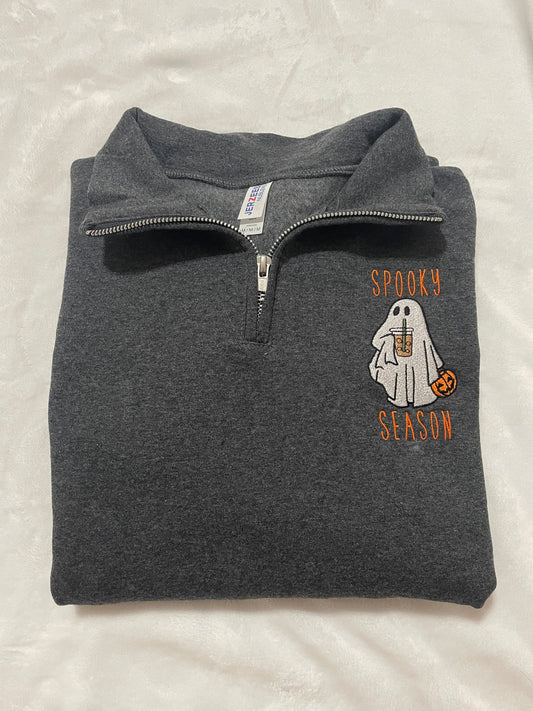 Spooky Season 1/4 Zip Up