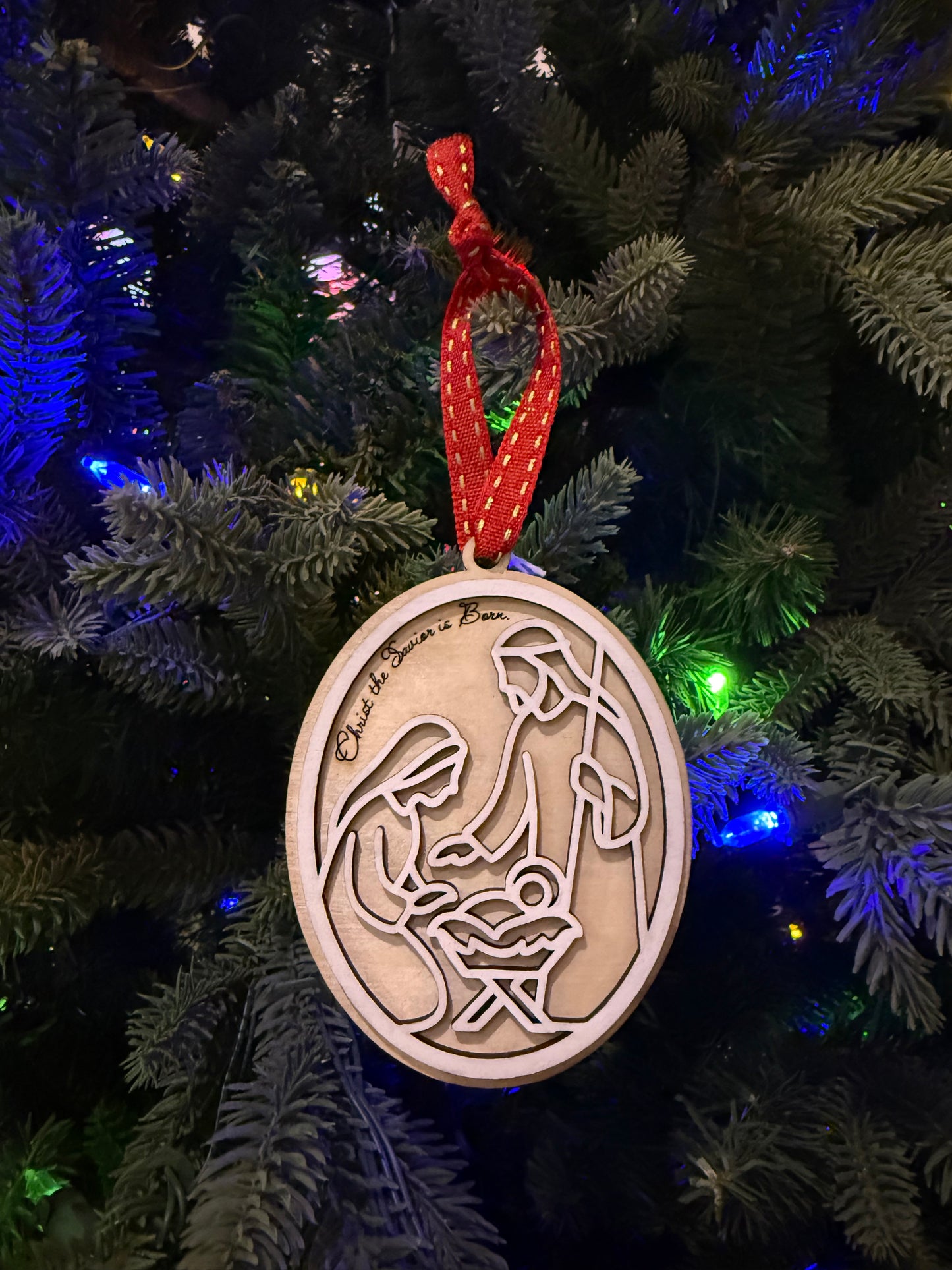 Christ is Born Ornament