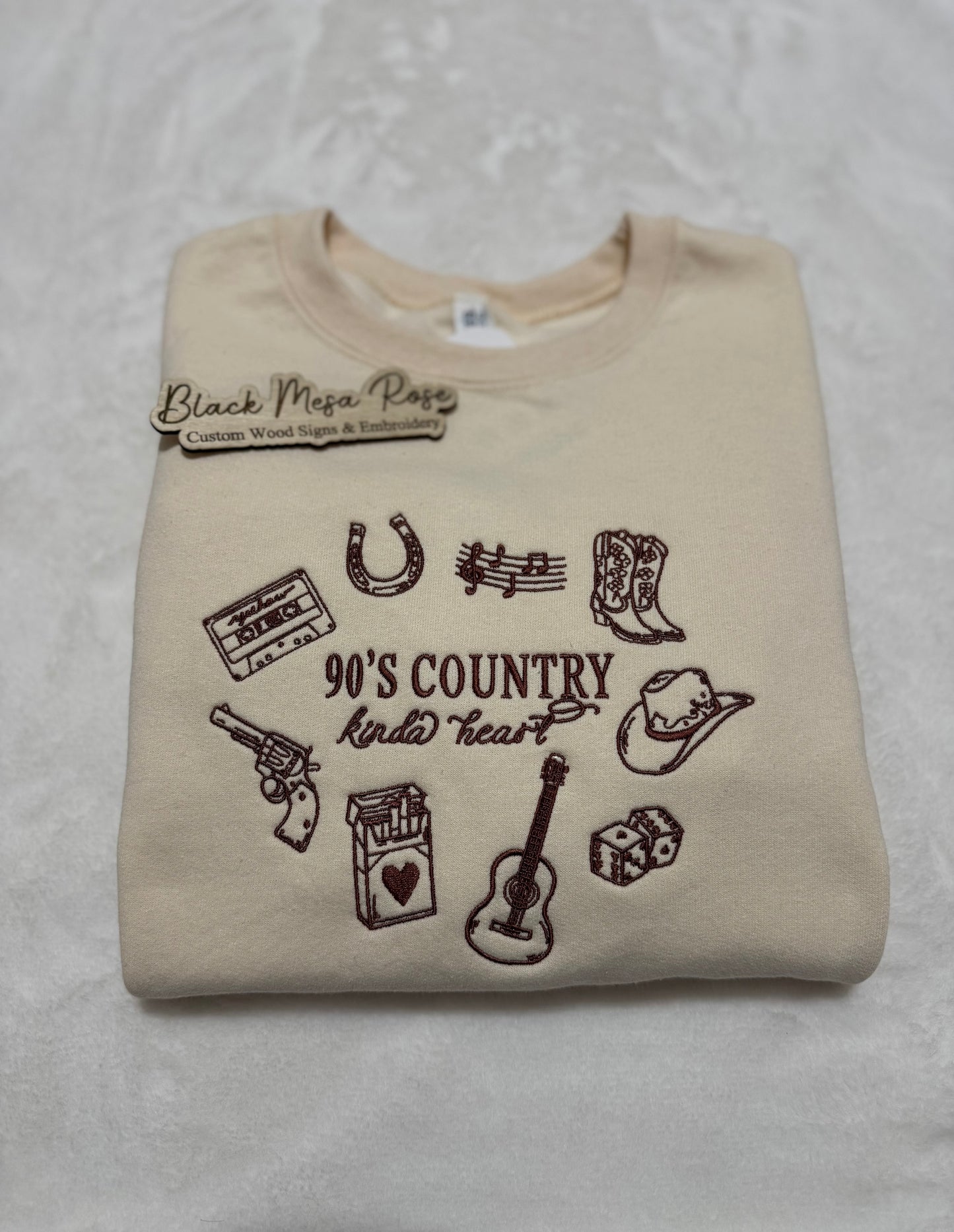 90's Country Kinda Heart Sweatshirt