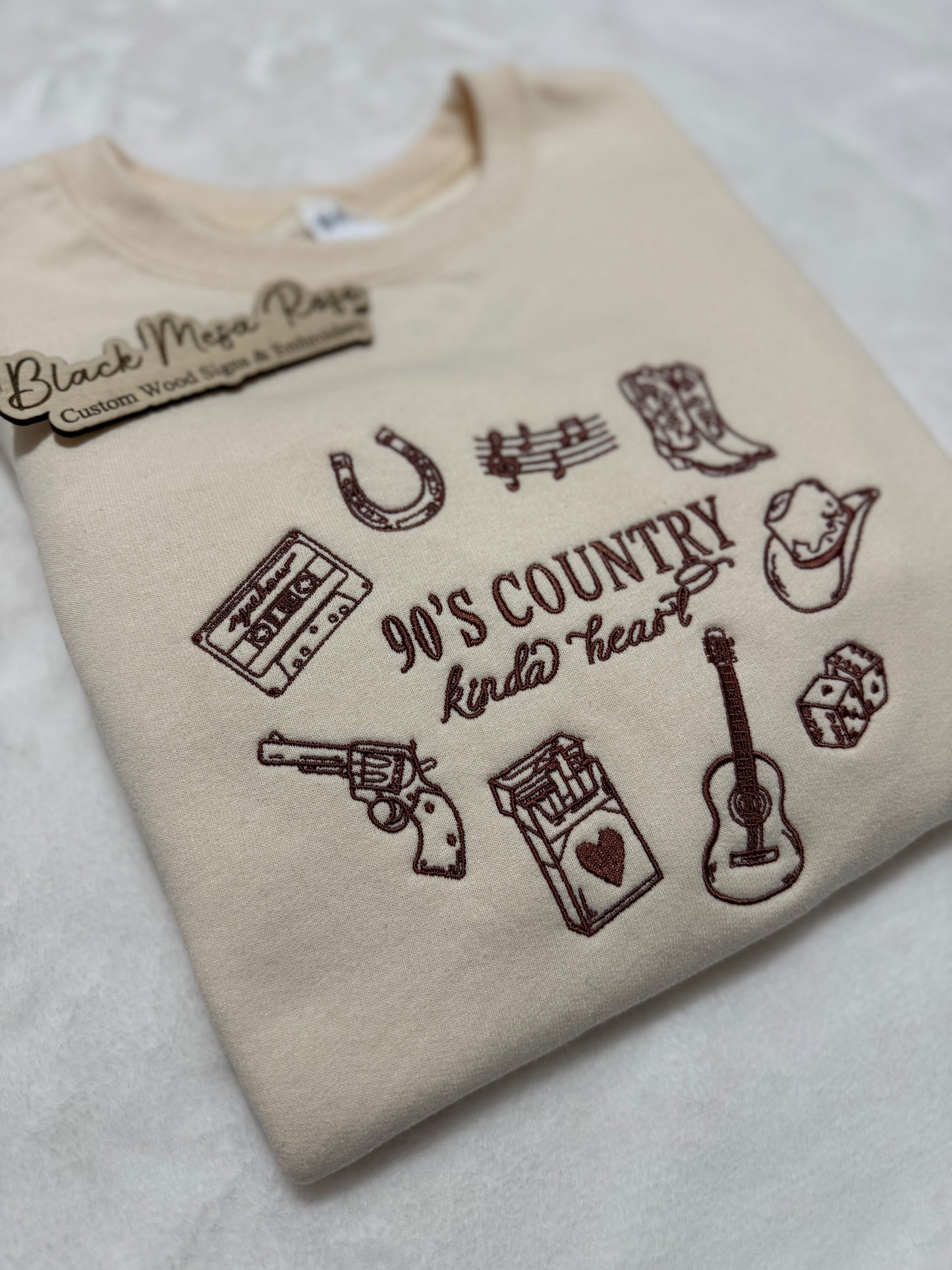90's Country Kinda Heart Sweatshirt