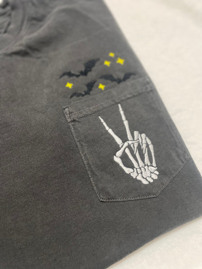 Peace Skelly Hand T-Shirt