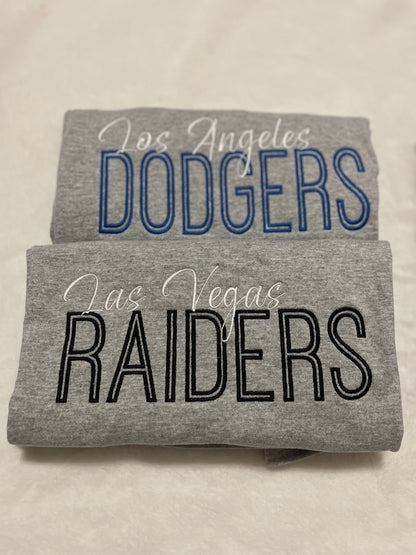 Sports Team Embroidered T-Shirts