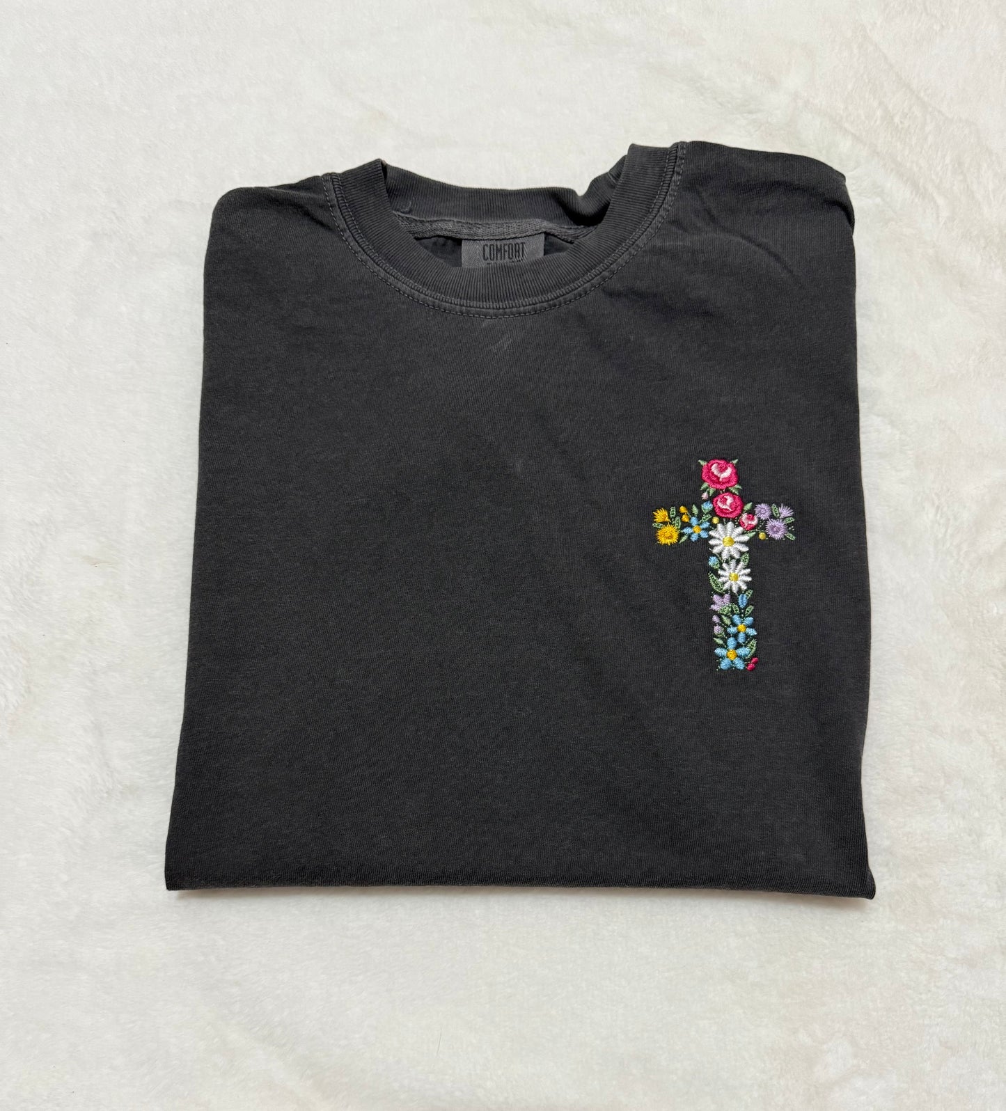 Floral Cross T-Shirt