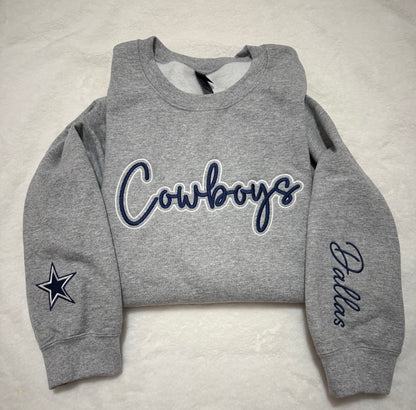 Dallas with No Glitter Sweatshirt