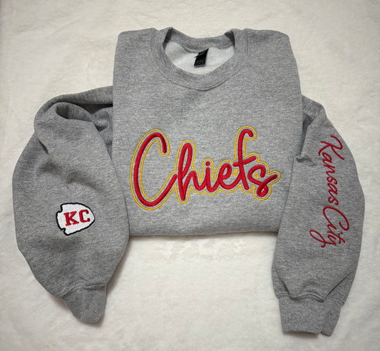 Kansas City With No Glitter Sweatshirt