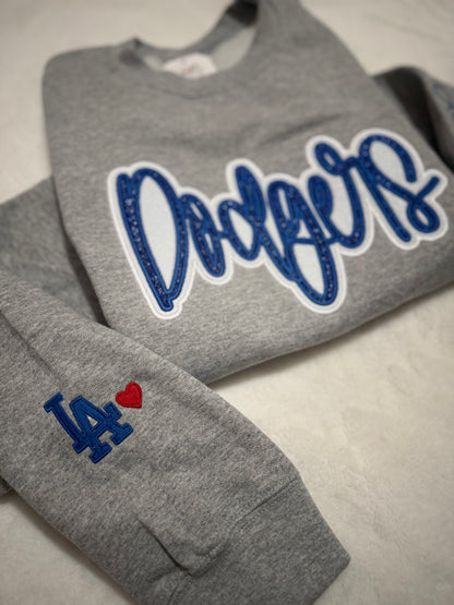 Los Angeles in Glitter Sweatshirt