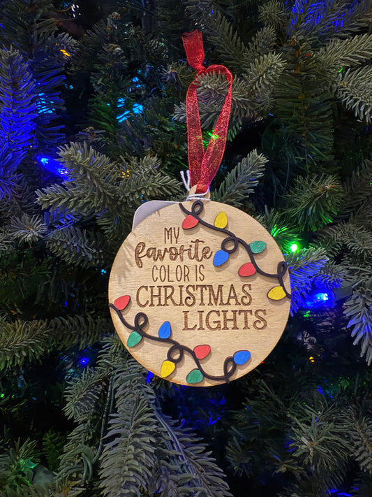 Christmas Lights Ornament