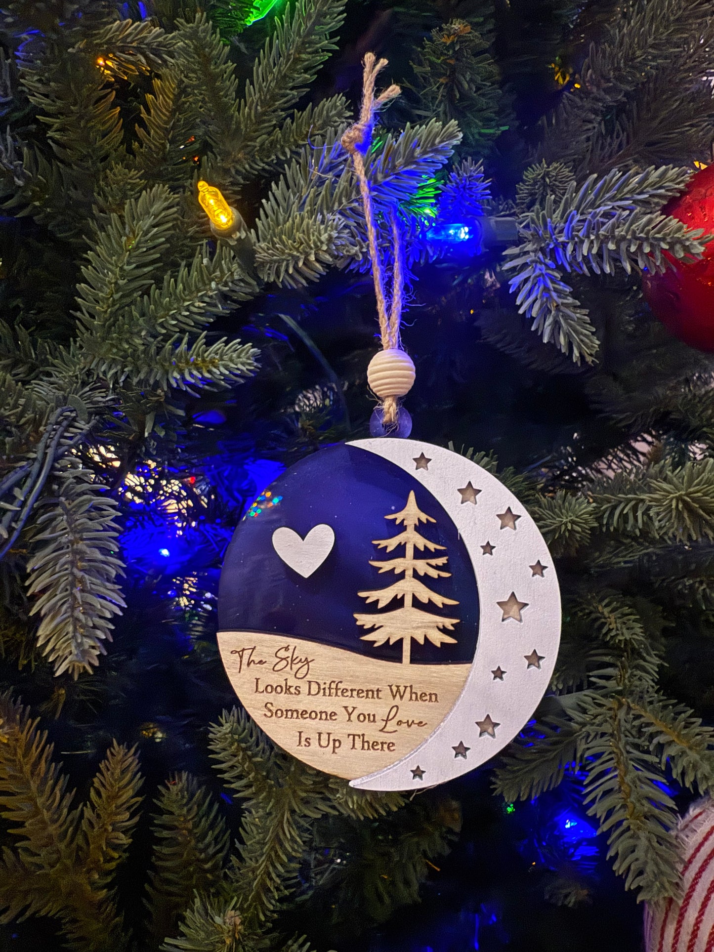 Memorial Ornament w/ Moon